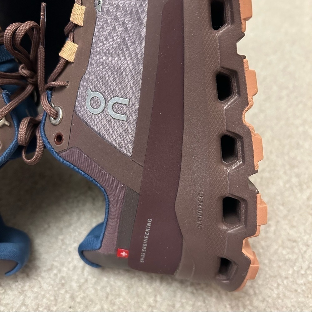 On Cloudvista Waterproof in Zinc/Grape Size 7 - Picture 9 of 13